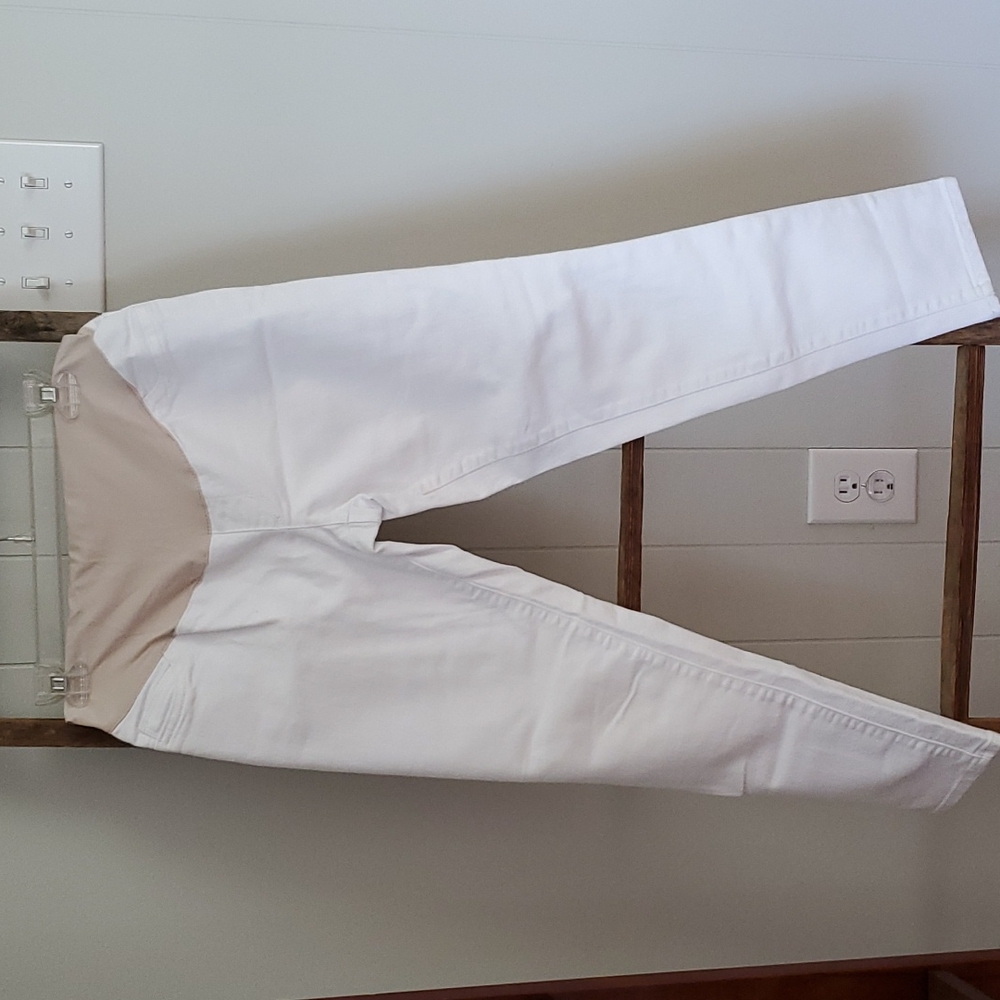 White Small Maternity Jeans